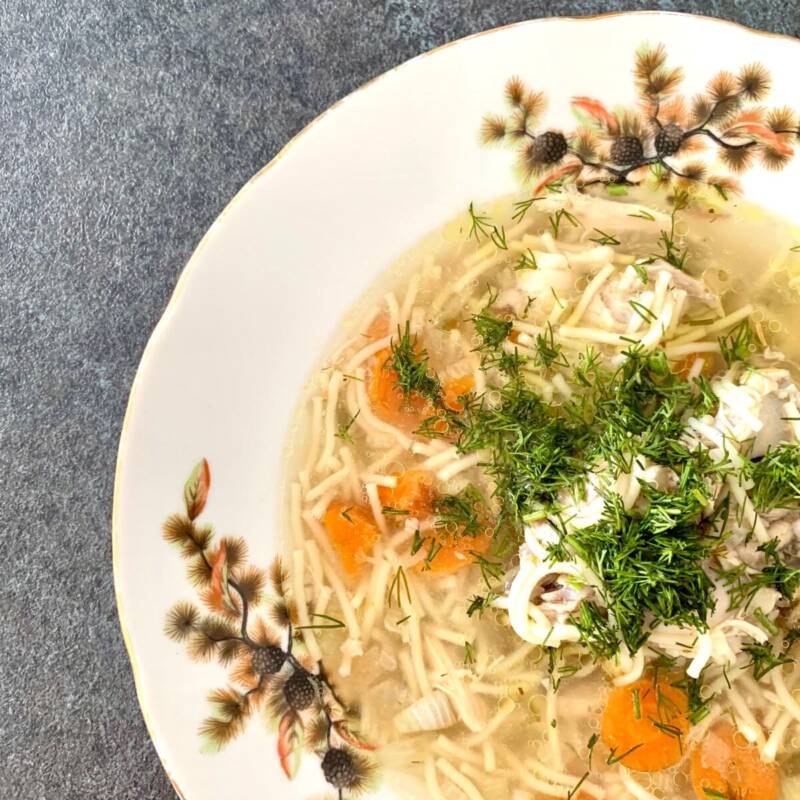 Homemade Chicken Noodle Soup Recipe (Ready in 50 Minutes)